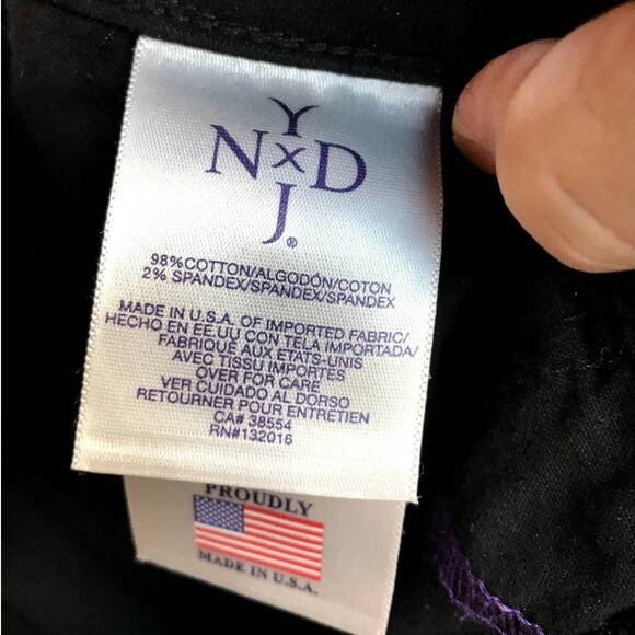 NYDJ Black Bootcut Jeans size 16 - Picture 6 of 6